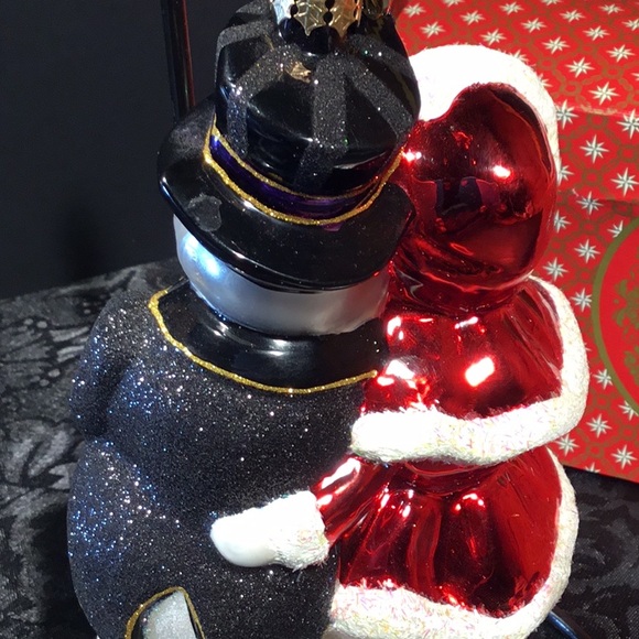 RADKO Snowy Sweetheart Glass Christmas Ornament - Picture 8 of 16